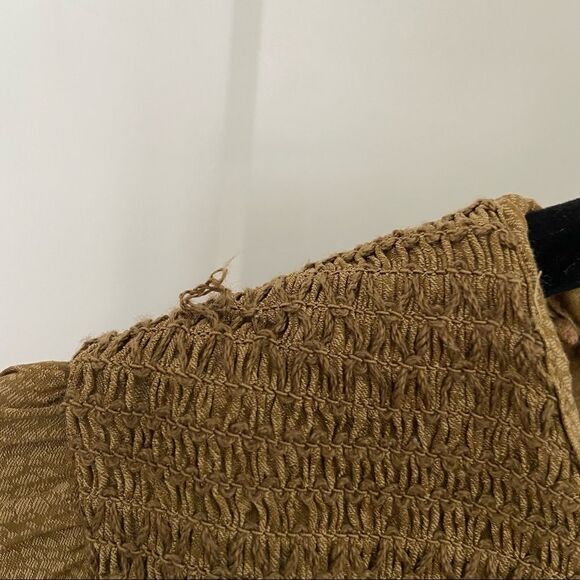 Anthropologie Cacee Jacquard Button Down Snake Print Blouse Size XS - Picture 11 of 11